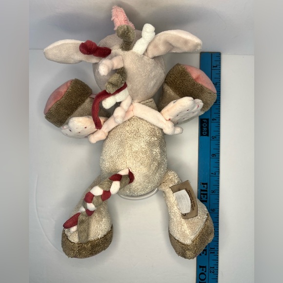 Nattou Musical Pull String Unicorn Jade Baby Plush Stuffed Animal. Plays music - Picture 11 of 12